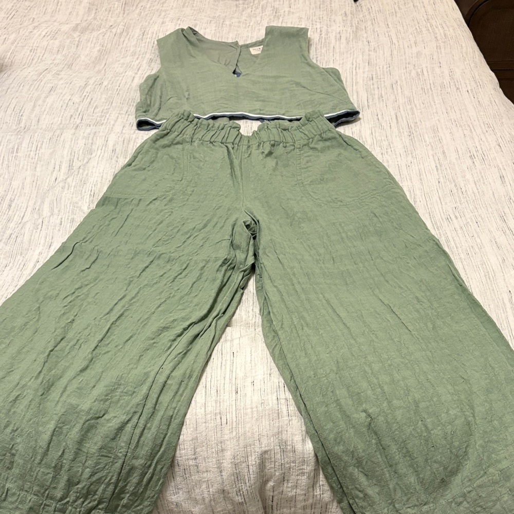 Chic Sleeveless Green Jumpsuit